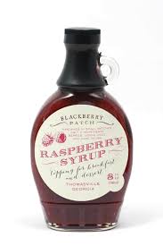 raspberry flavored syrup